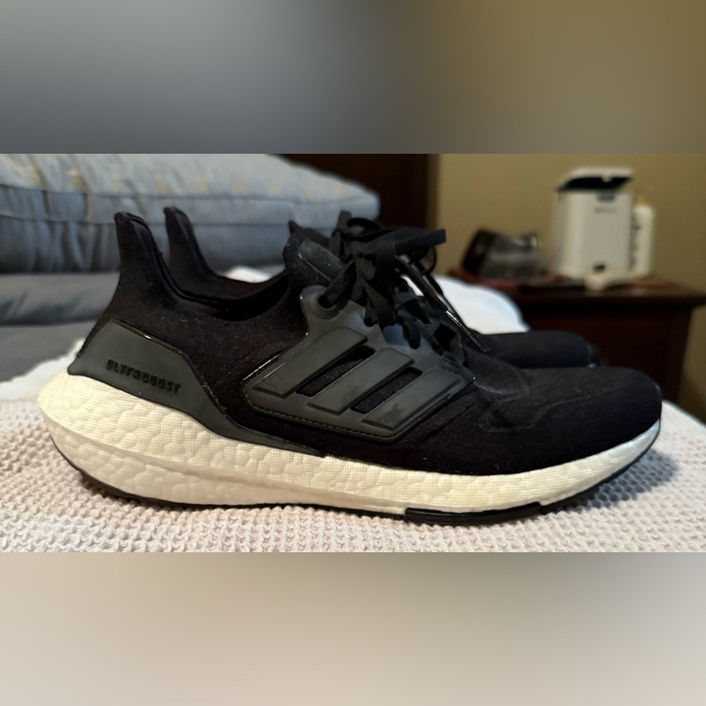 Adidas Ultraboost Black and White Running Shoes